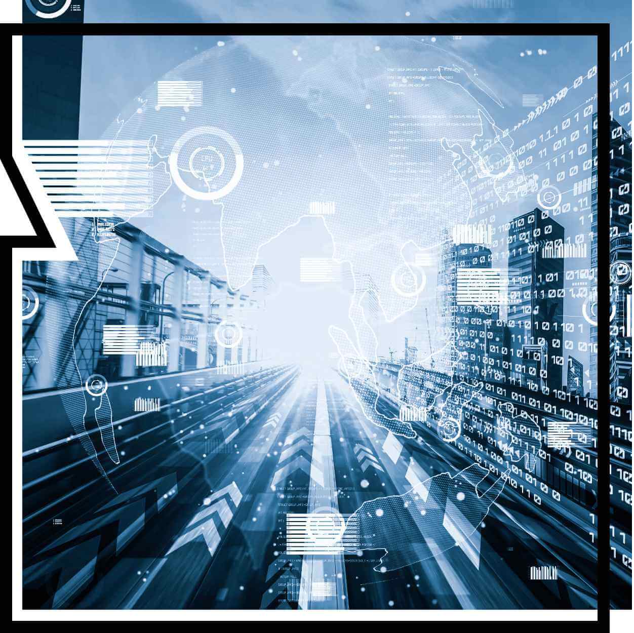 Futuristische Illustration